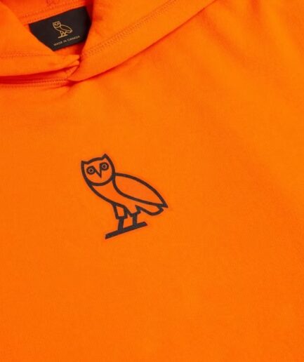 Glow in the Dark Classic Owl Hoodie Orange